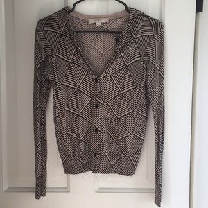 LOFT Geometric Cardigan